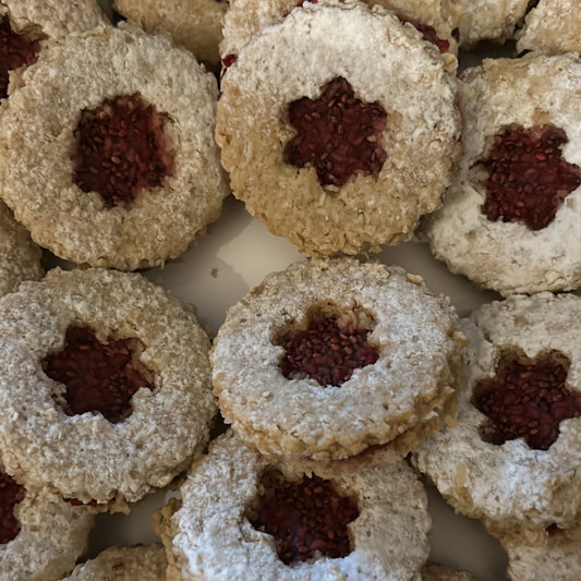 GALLETA LINZER DE ALMENDRA