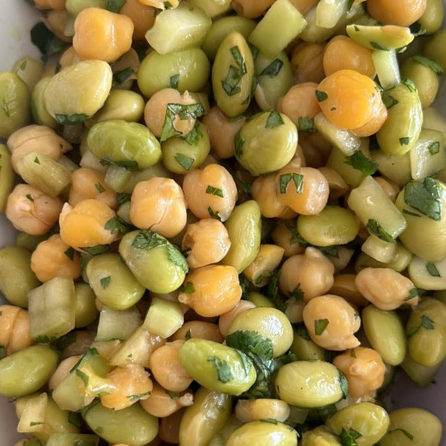 CEVICHE DE GARBANZO AL LIMÓN