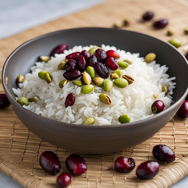 ARROZ CON PISTACHE Y ARÁNDANO